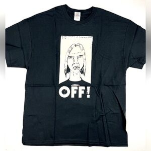 OFF! Band black T-shirt X-Large New